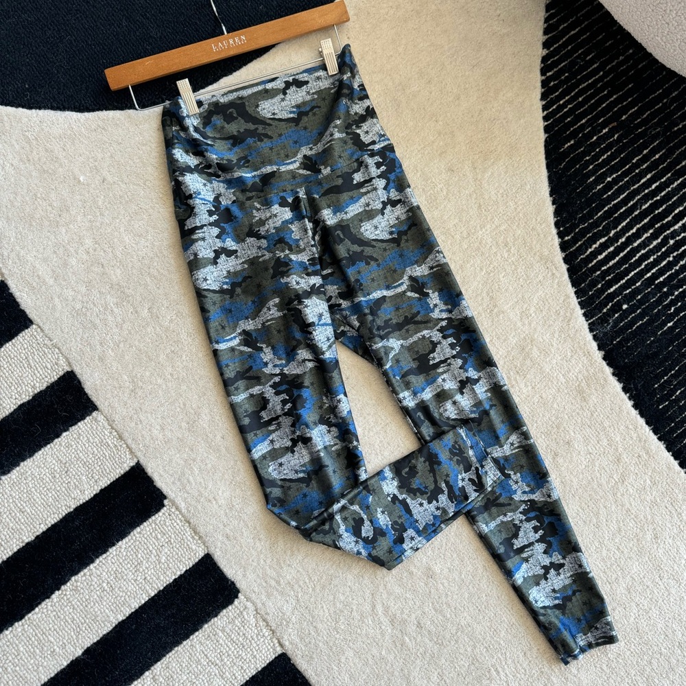Emily Hsu Designs Shiny Camo Leggings